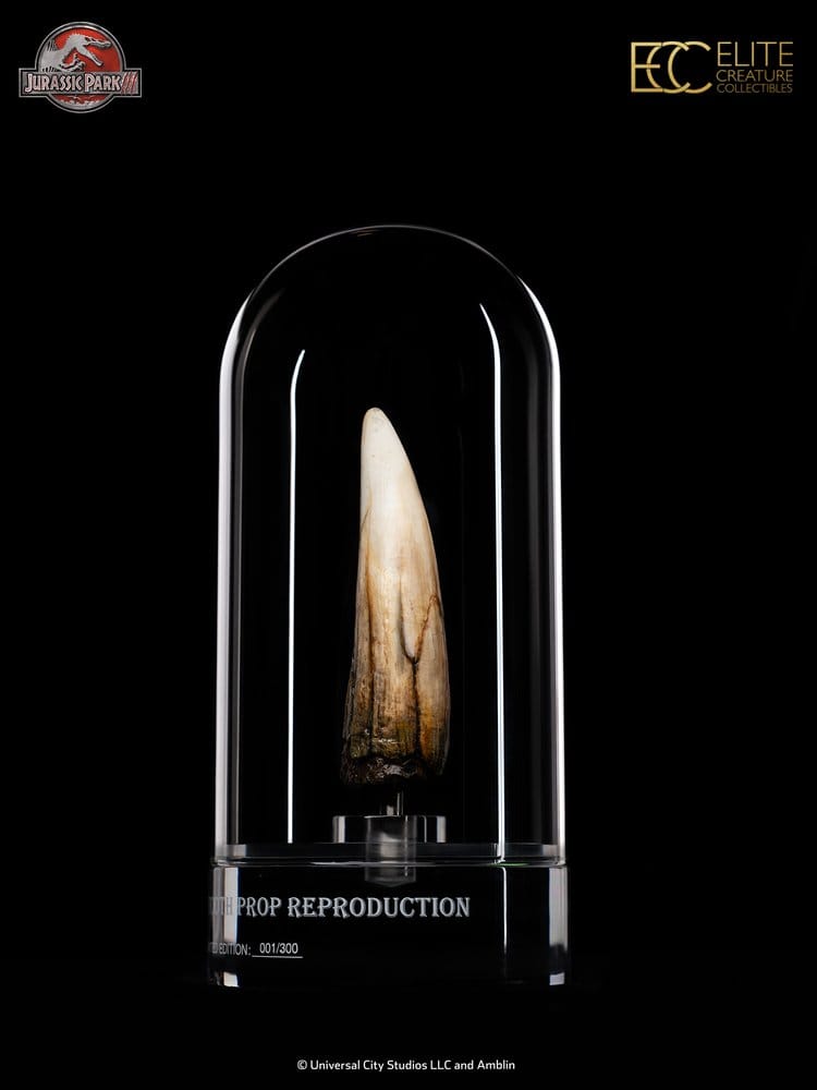 Jurassic Park III Prop Replica 1/1 Scale Spinosaurus Tooth, 14 cm