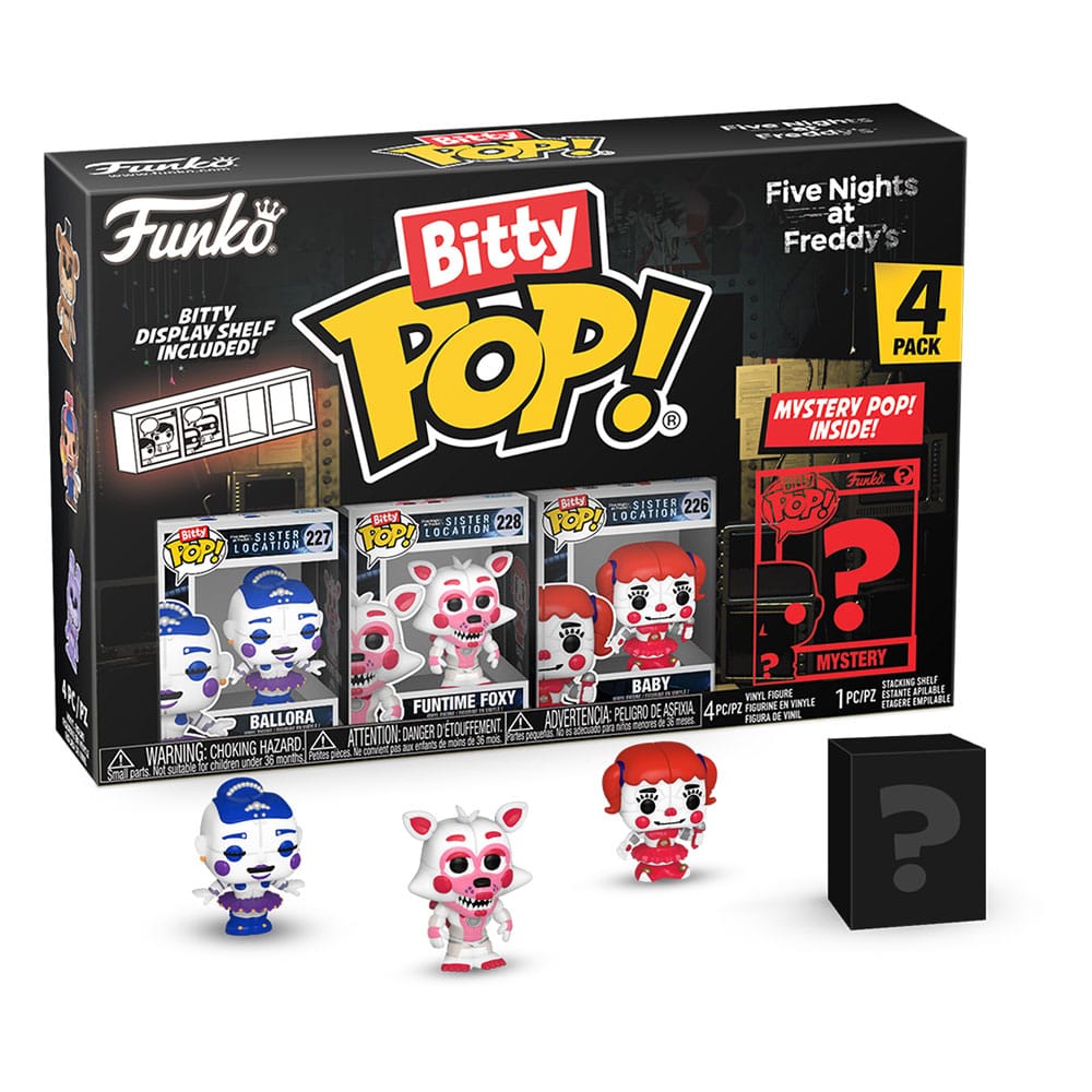 Five Nights at Freddy's Bitty POP! Vinyl Figures 4-Pack Ballora 2.5 cm