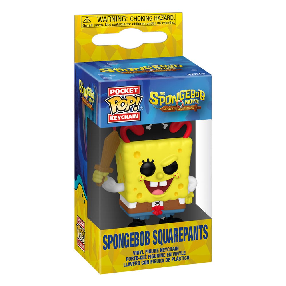 The SpongeBob Movie (2025) POP! Vinyl Schlüsselanhänger 4 cm SpongeBob SquarePants
