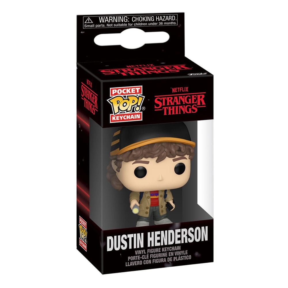 Stranger Things POP! Vinyl Schlüsselanhänger 4 cm Dustin Henderson