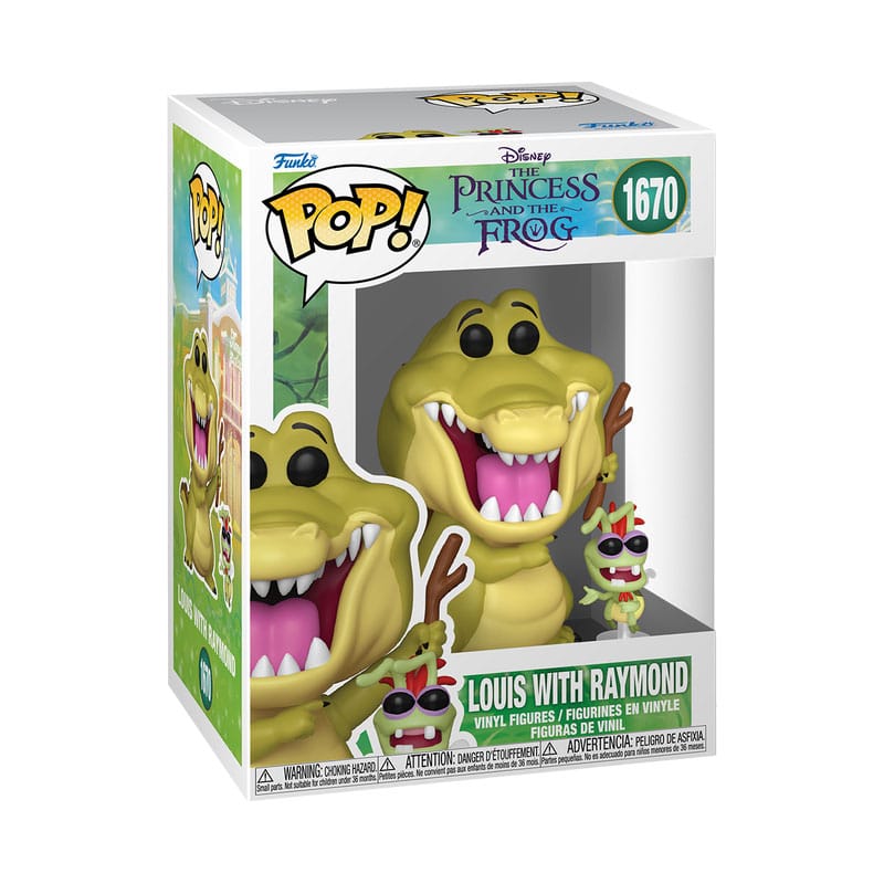Küss den Frosch POP! Disney Vinyl Figur Louis w/Raymond 9 cm
