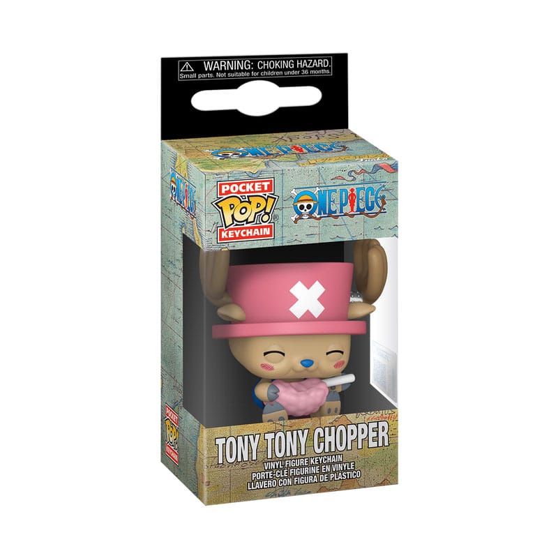One Piece POP! Vinyl Keychain 4 cm Chopper w/Cotton Candy Display (12)