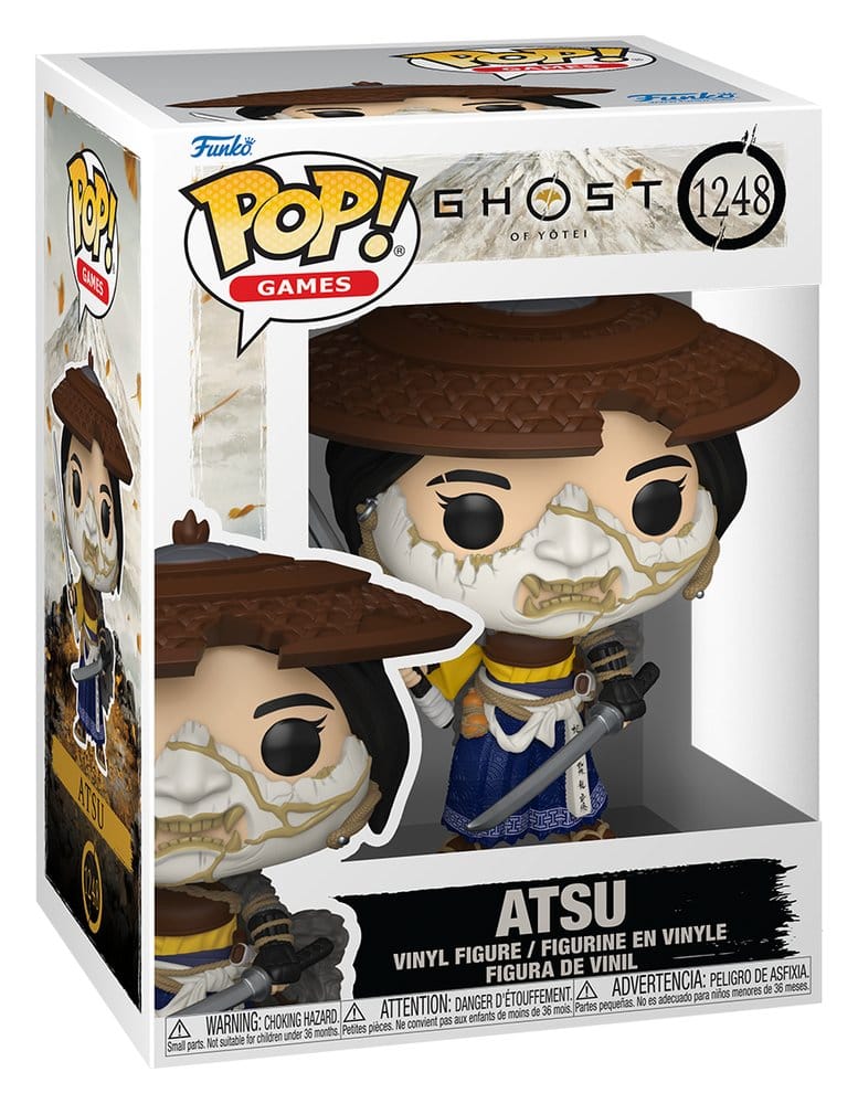 Ghost of Yotei POP! Games Vinyl Figur Atsu 9 cm