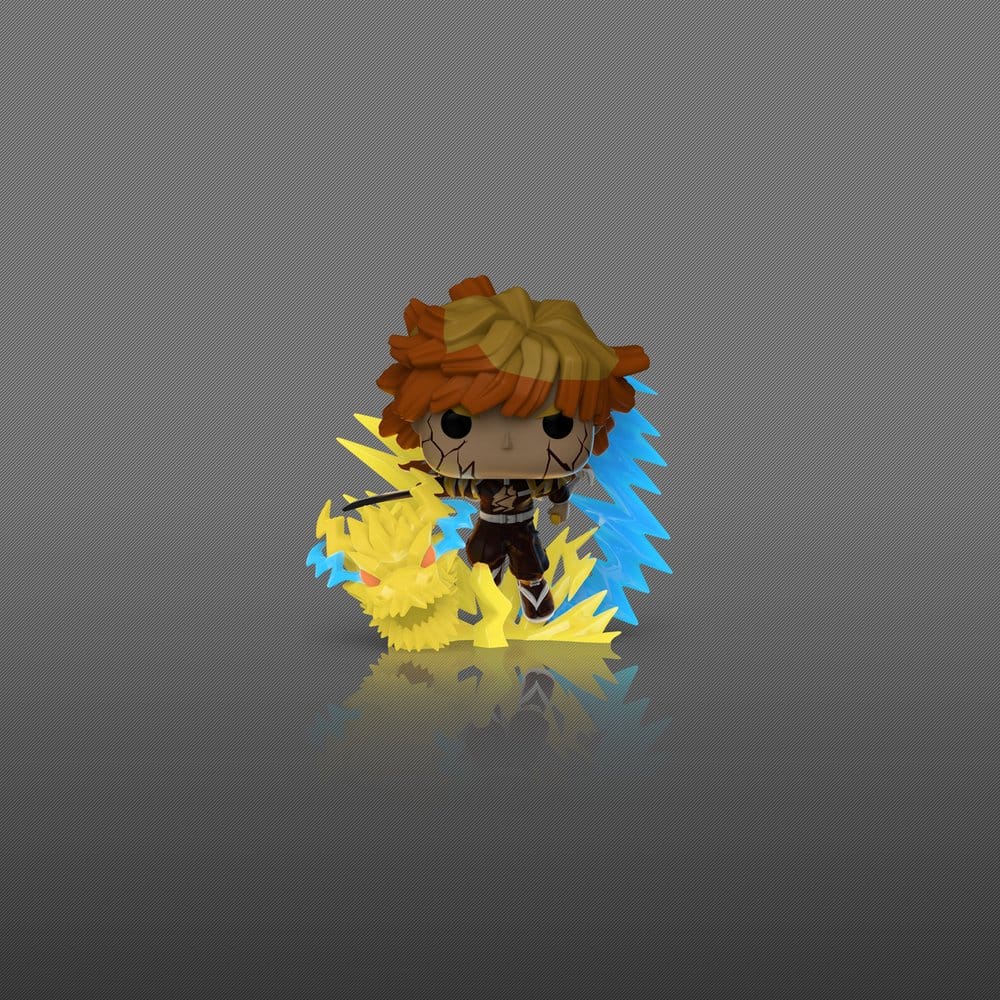 Demon Slayer: Kimetsu no Yaiba – Zenitsu Funko POP! Premium Vinylfigur Glow Chase Edition (9 cm)
