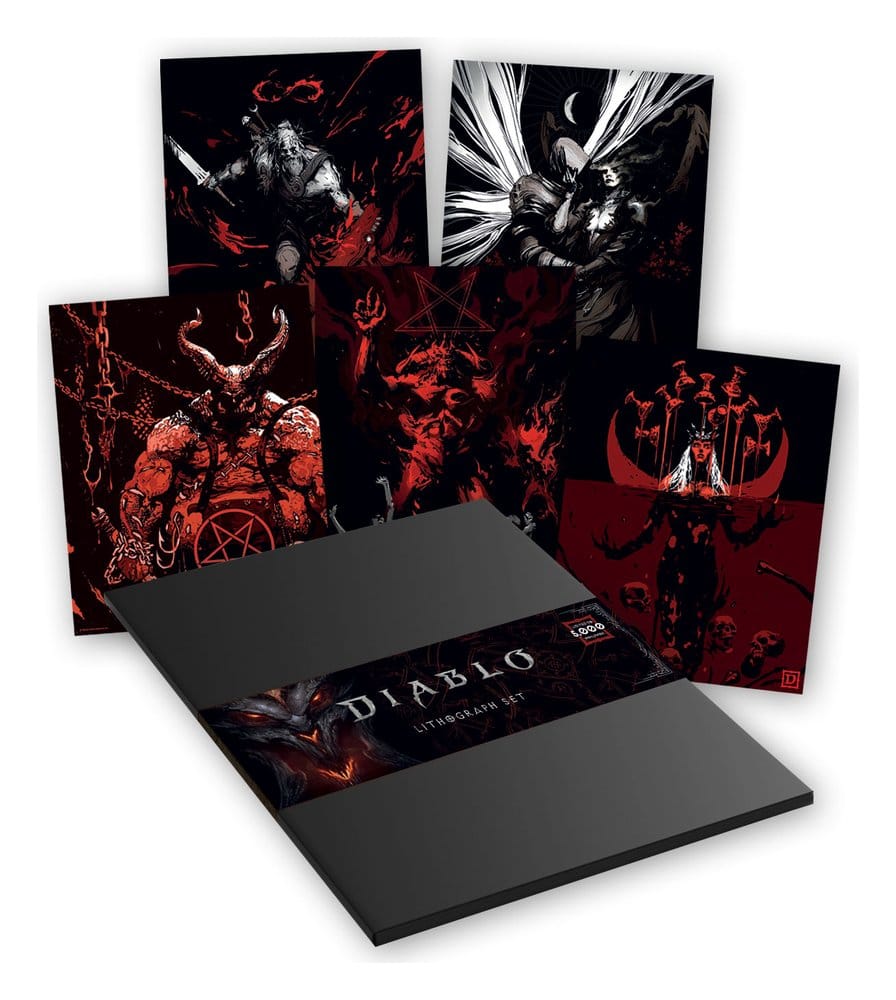 Diablo Kunstdruck Set of Five Limited Edition 36 x 28 cm