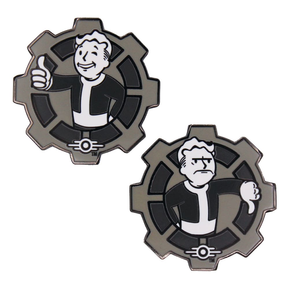 Fallout Sammelmünze Decision Black & White Limited Edition