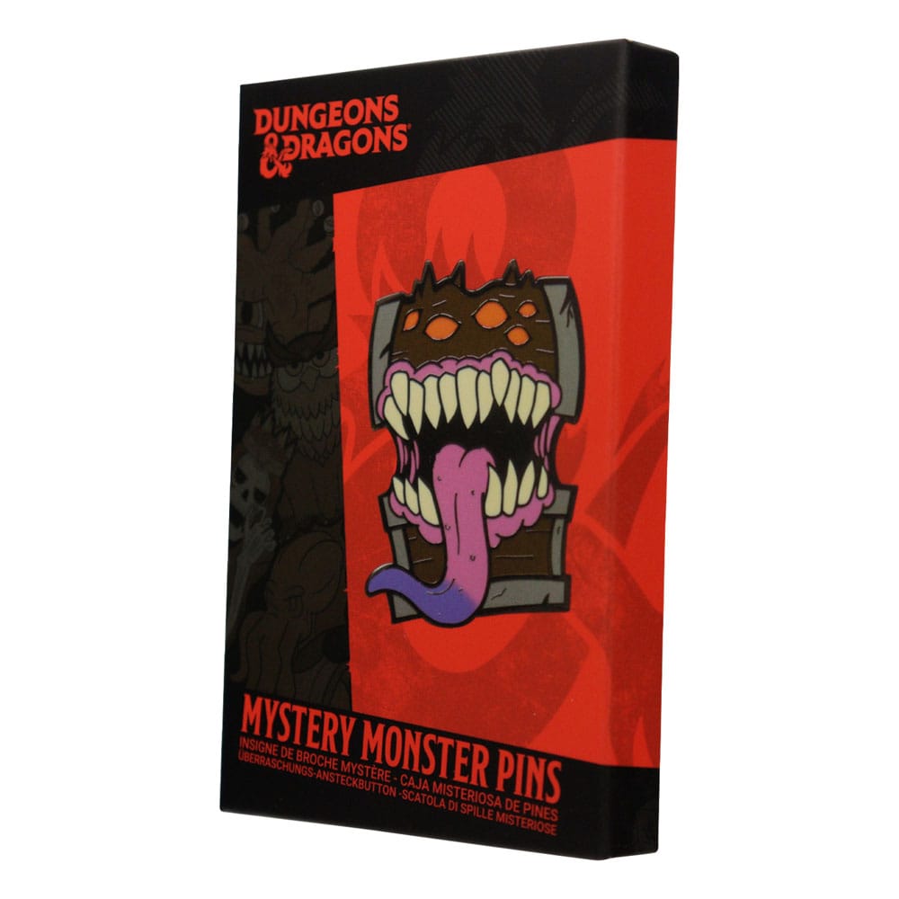 Dungeons & Dragons Enamel Pin Display 50th Anniversary Mystery Pin Badge
