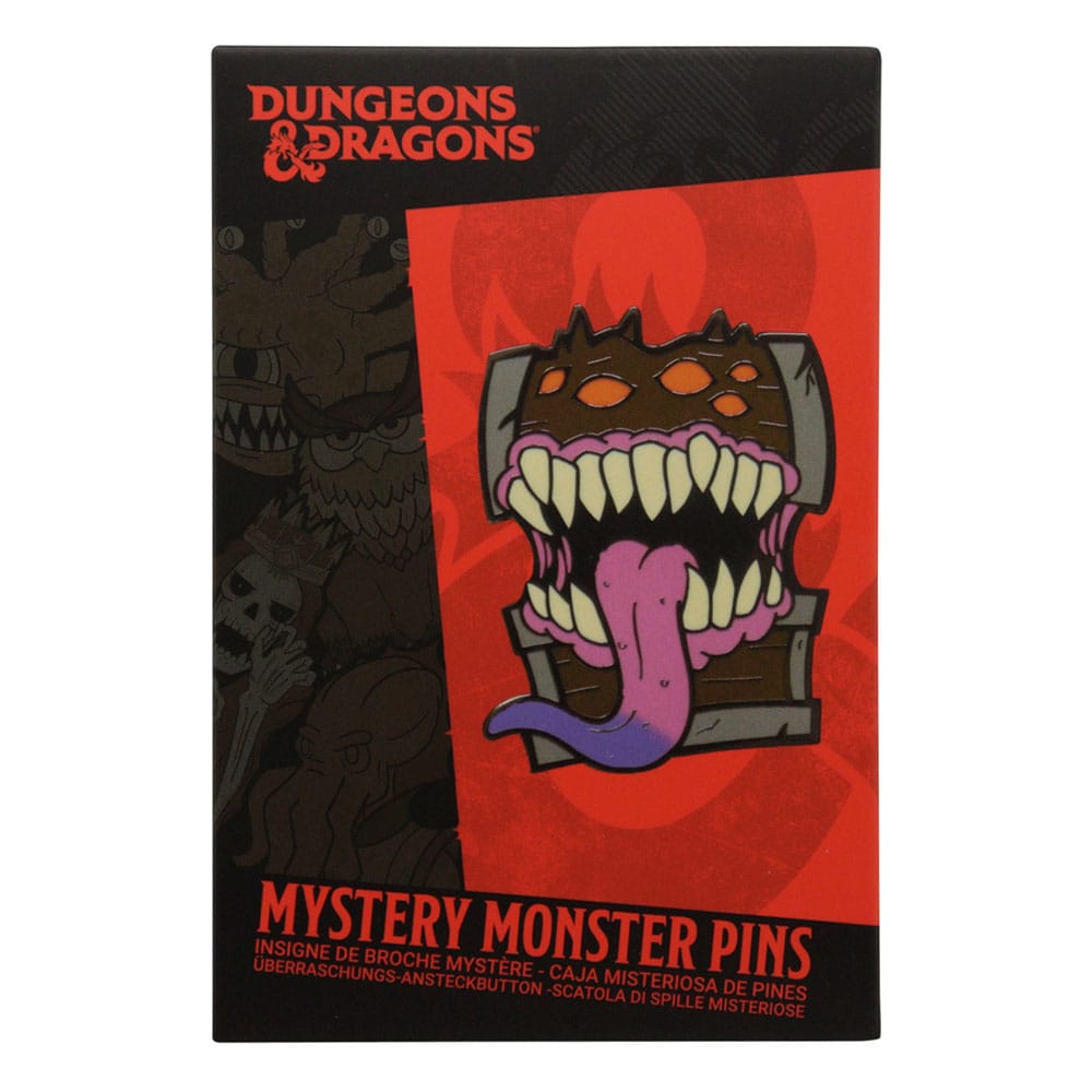 Dungeons & Dragons Enamel Pin Display 50th Anniversary Mystery Pin Badge