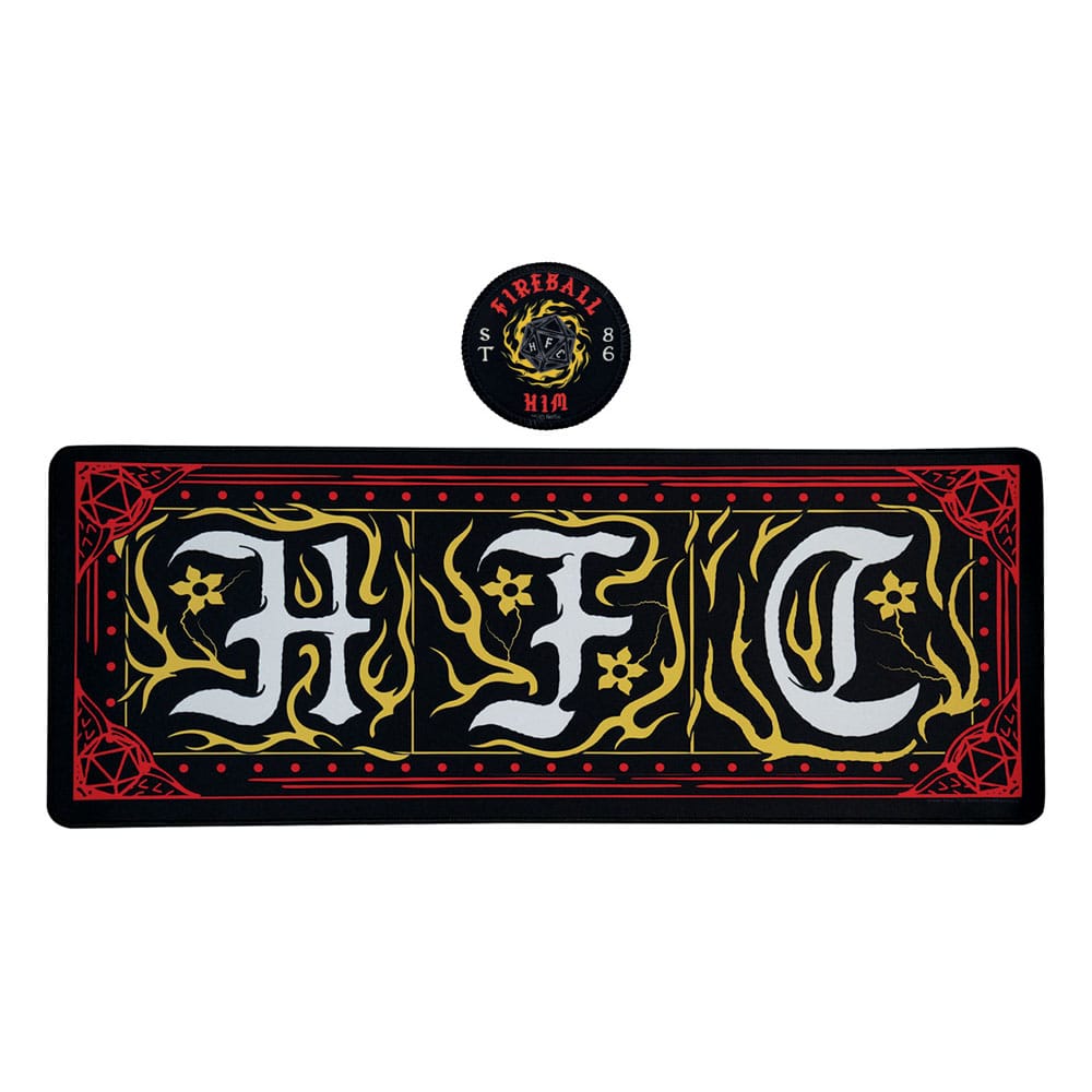 Stranger Things Desk Mat & Coasters Hellfire Club