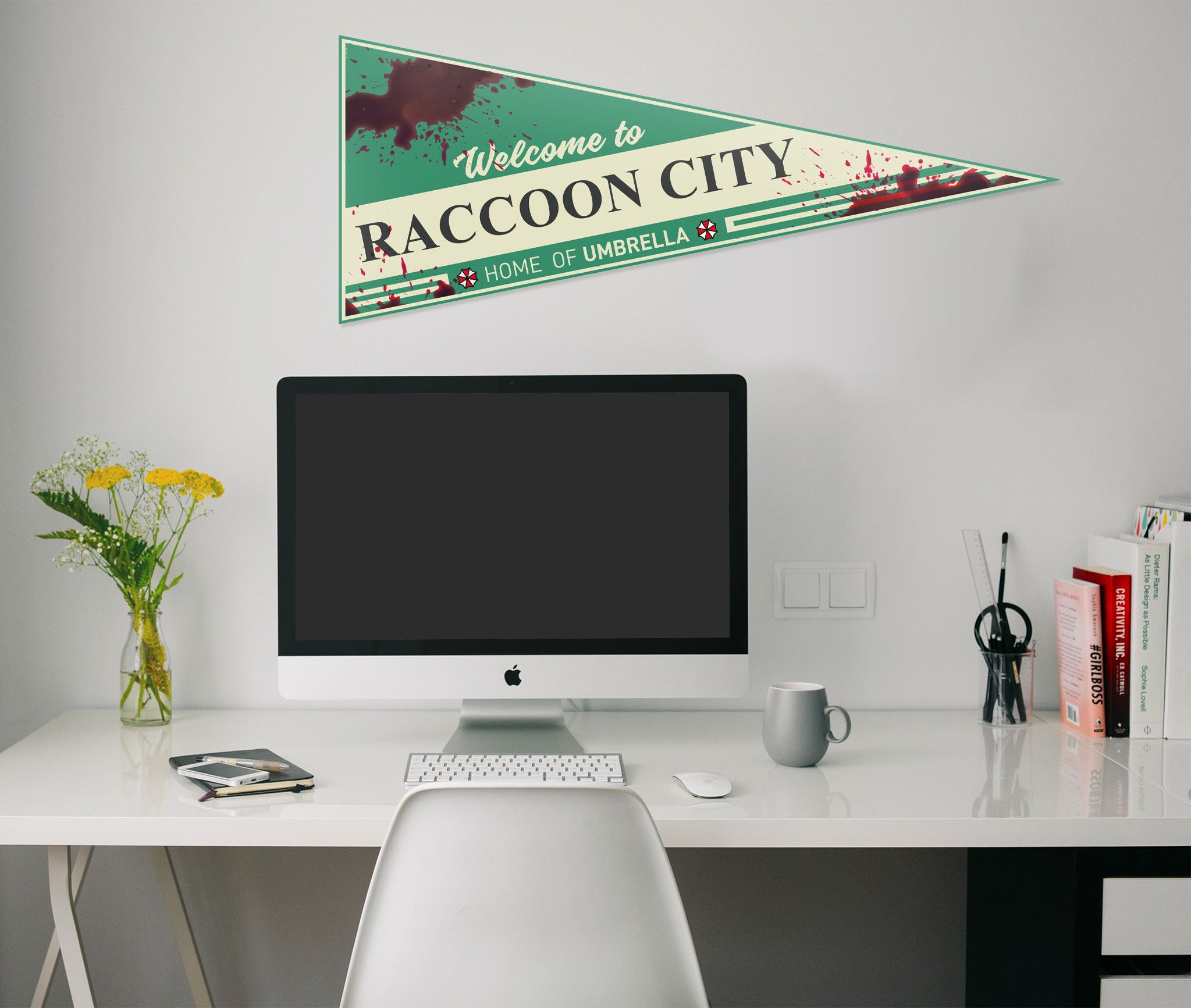 Resident Evil Pennant Welcome To Raccoon City