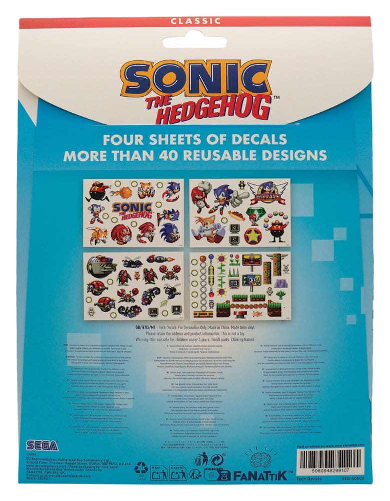 Sonic the Hedgehog Tech Sticker Pack
