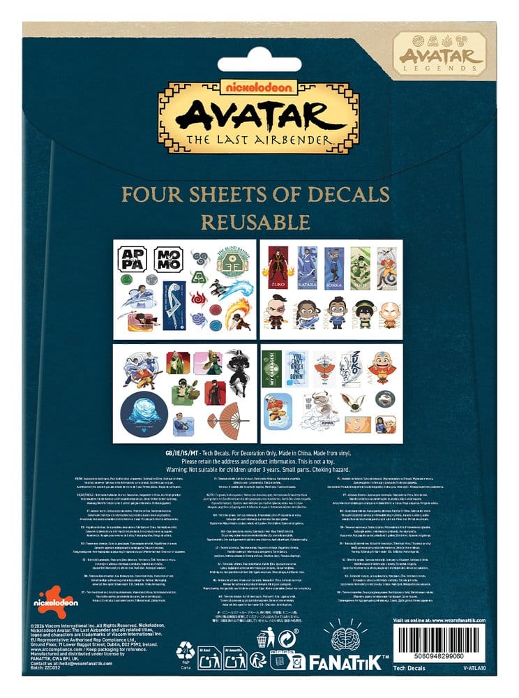 Avatar: The Last Airbender Tech Sticker Pack