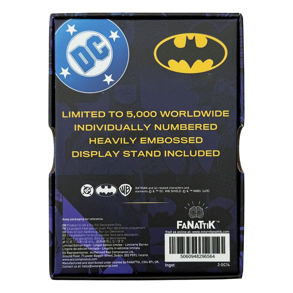 DC Comics Metallbarren Batman Armour Limited Edition