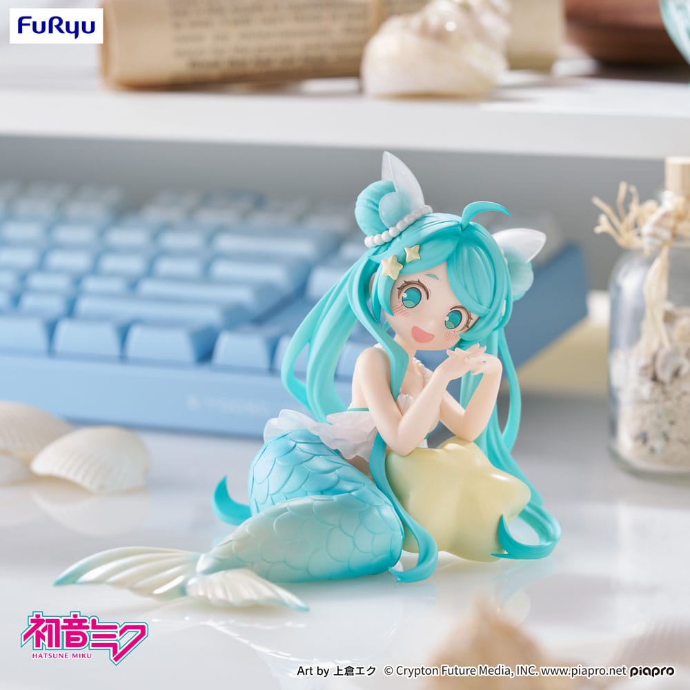 Hatsune Miku Desktop Fairy PVC Statue Hatsune Miku Mermaid Princess Ver. 9 cm