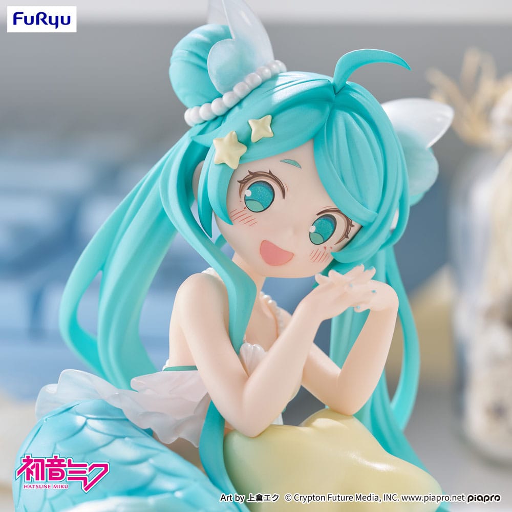 Hatsune Miku Desktop Fairy PVC Statue Hatsune Miku Mermaid Princess Ver. 9 cm