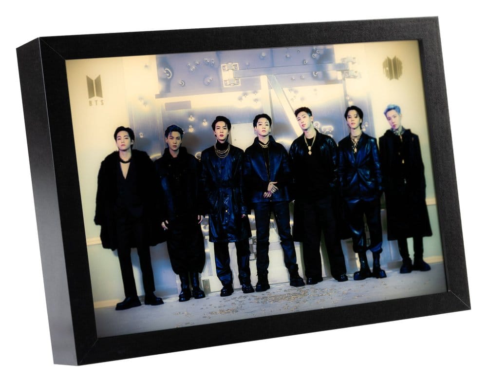 BTS Gerahmter LED Druck