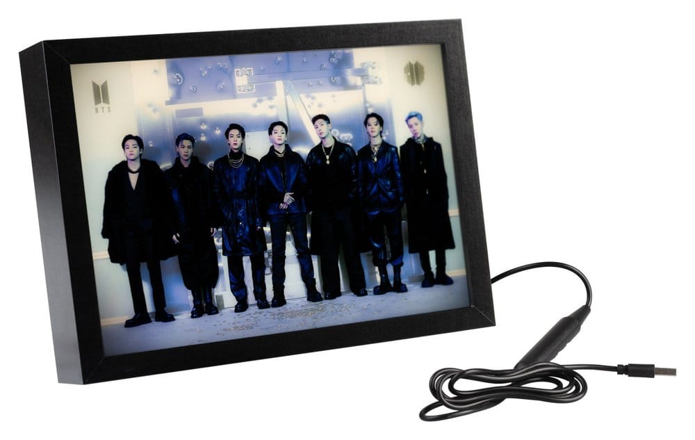 BTS Gerahmter LED Druck
