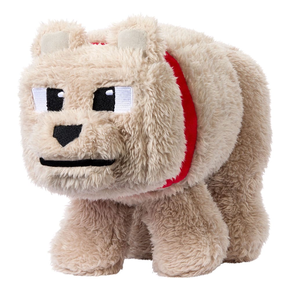 A Minecraft Movie Plush Toy: Dennis the Wolf, 20 cm
