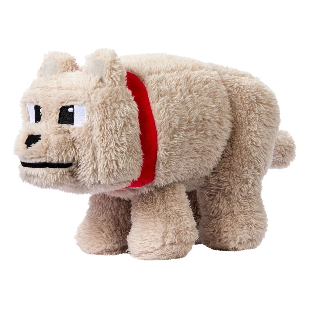 A Minecraft Movie Plush Toy: Dennis the Wolf, 20 cm