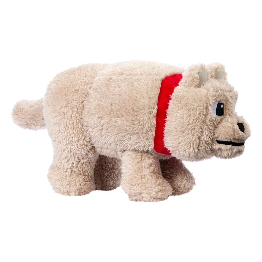 A Minecraft Movie Plush Toy: Dennis the Wolf, 20 cm