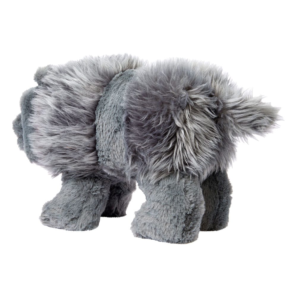 A Minecraft Movie Plush Toy with Sound: Dennis the Wolf, 20 cm