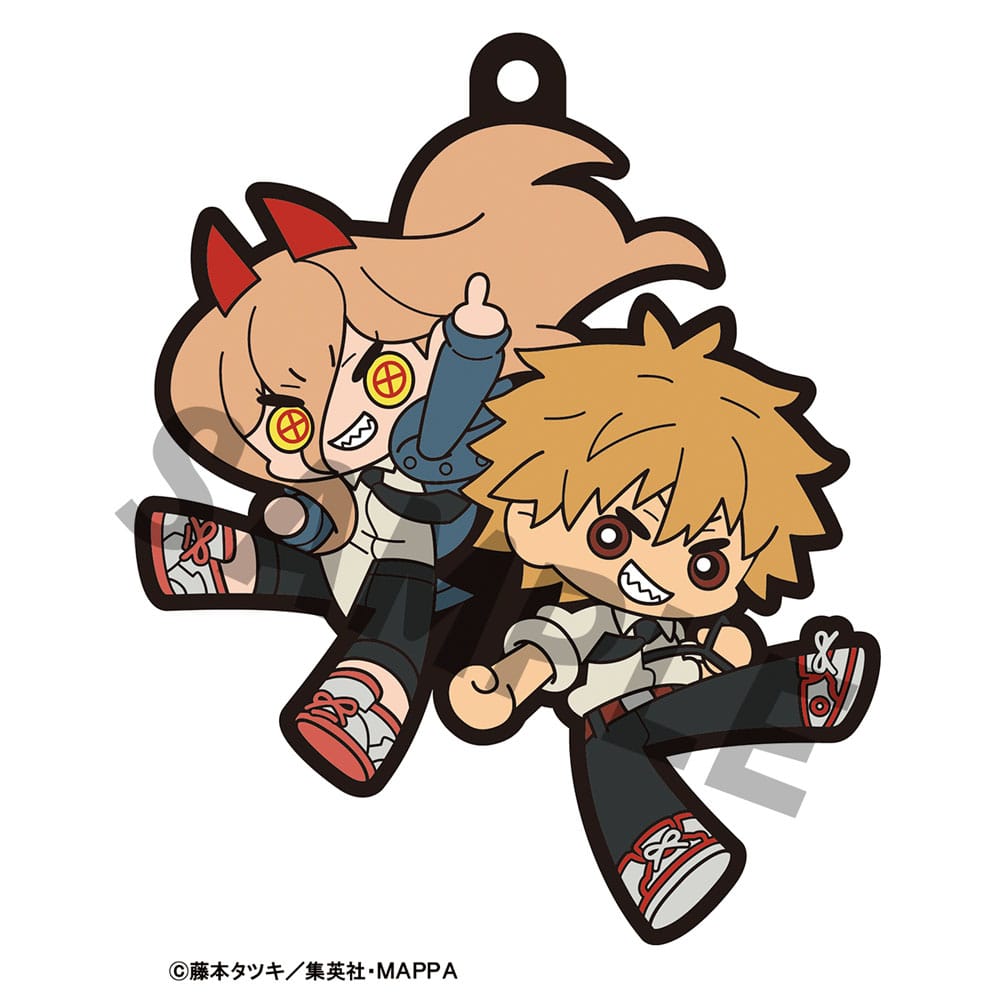 Chainsaw Man Rubber Mascot Buddycolle Gummi-Anhänger 6 cm