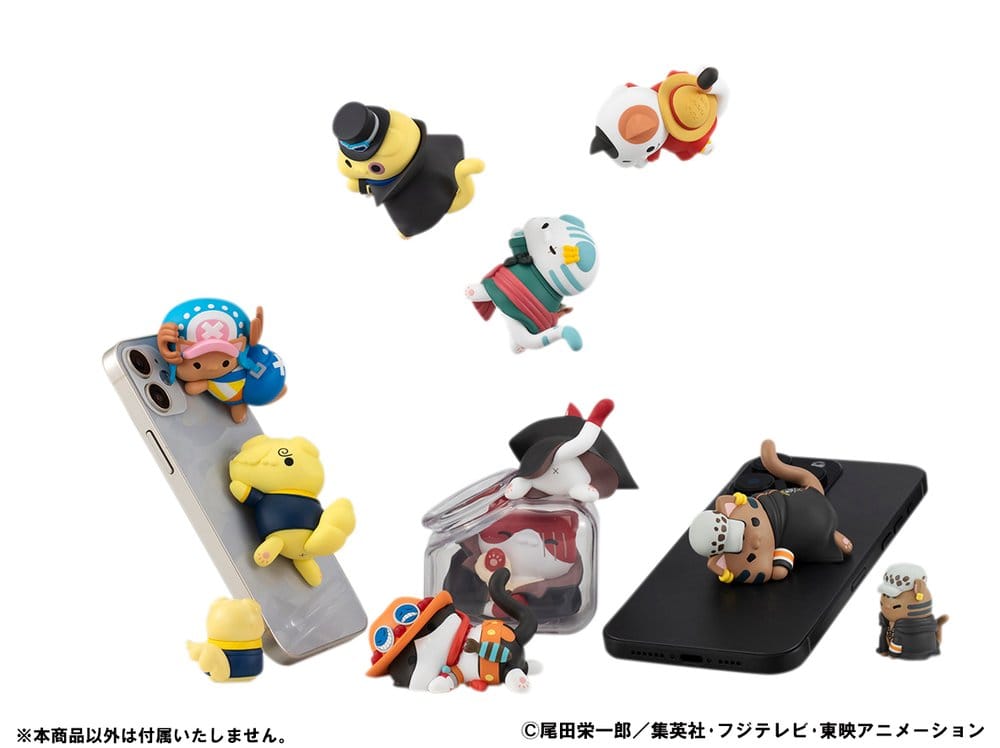 One Piece – Mega Cat Project Egghead NyanPieceNyan! Stickie! 3 cm Sammelfigur (Blind Box)