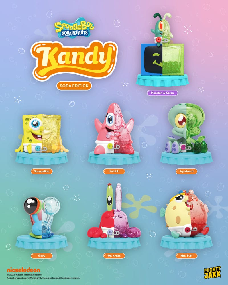 Spongebob Schwammkopf Blind Box Kandy x Jason Freeny Collection Spongebob (Soda Edition)