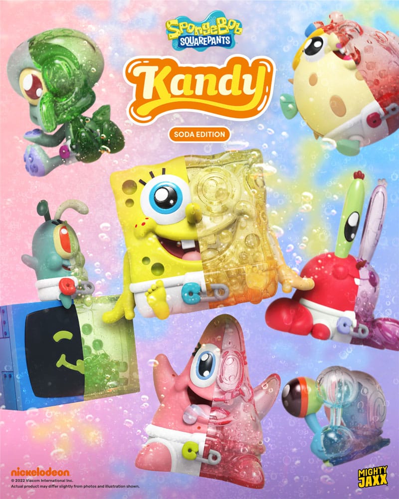 Spongebob Schwammkopf Blind Box Kandy x Jason Freeny Collection Spongebob (Soda Edition)