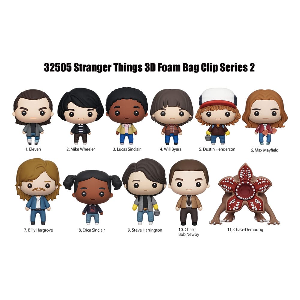 Stranger Things 3D PVC Bag Clip Series 2