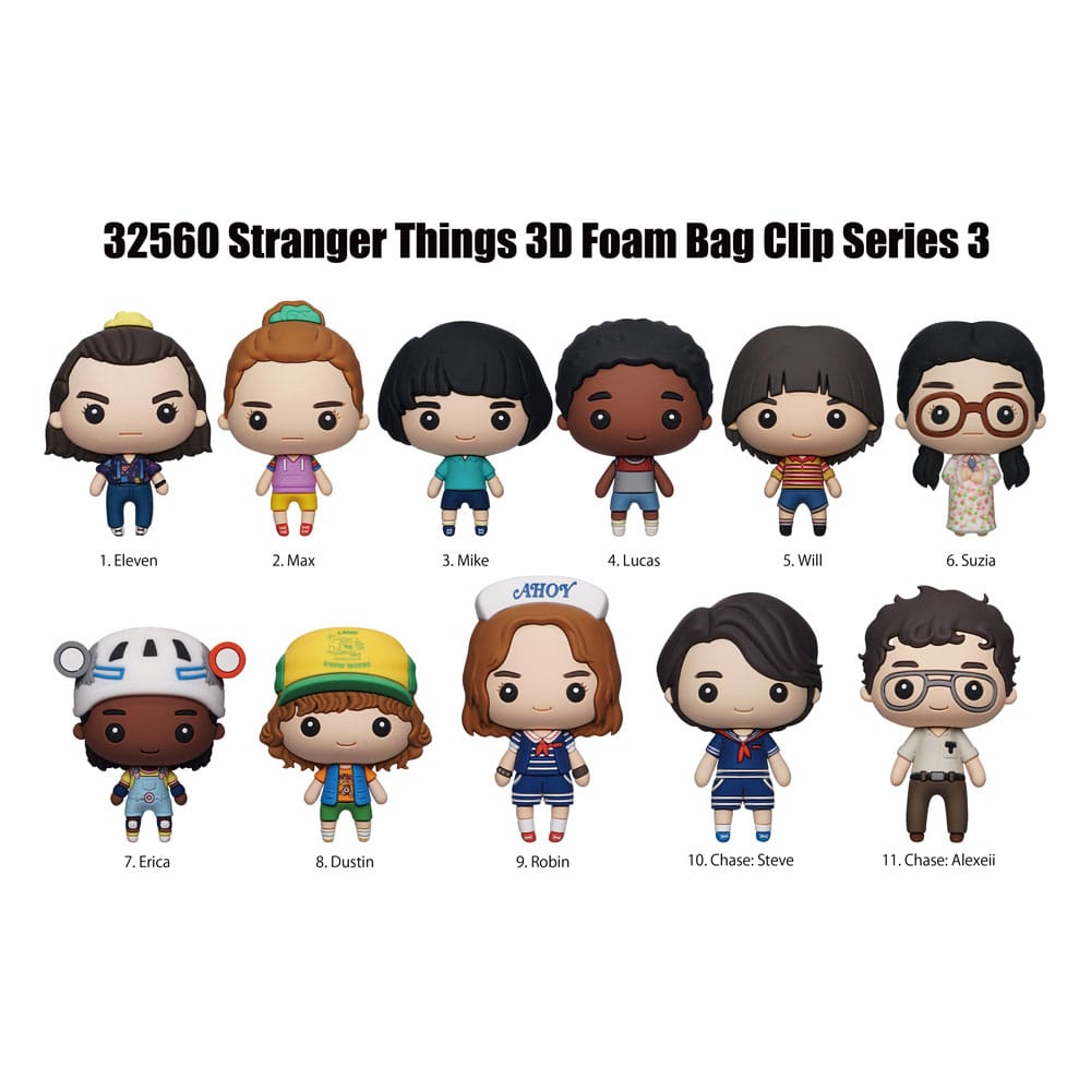 Stranger Things 3D PVC Bag Tag Series 3