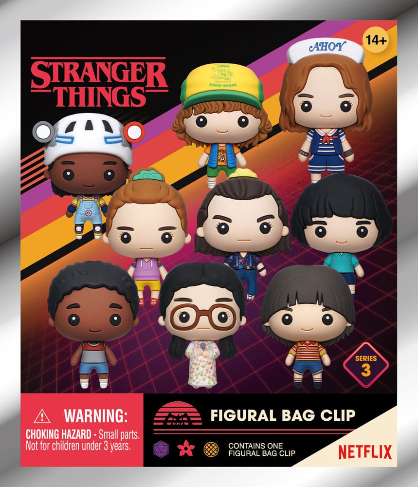 Stranger Things 3D PVC-Taschenanhänger Series 3
