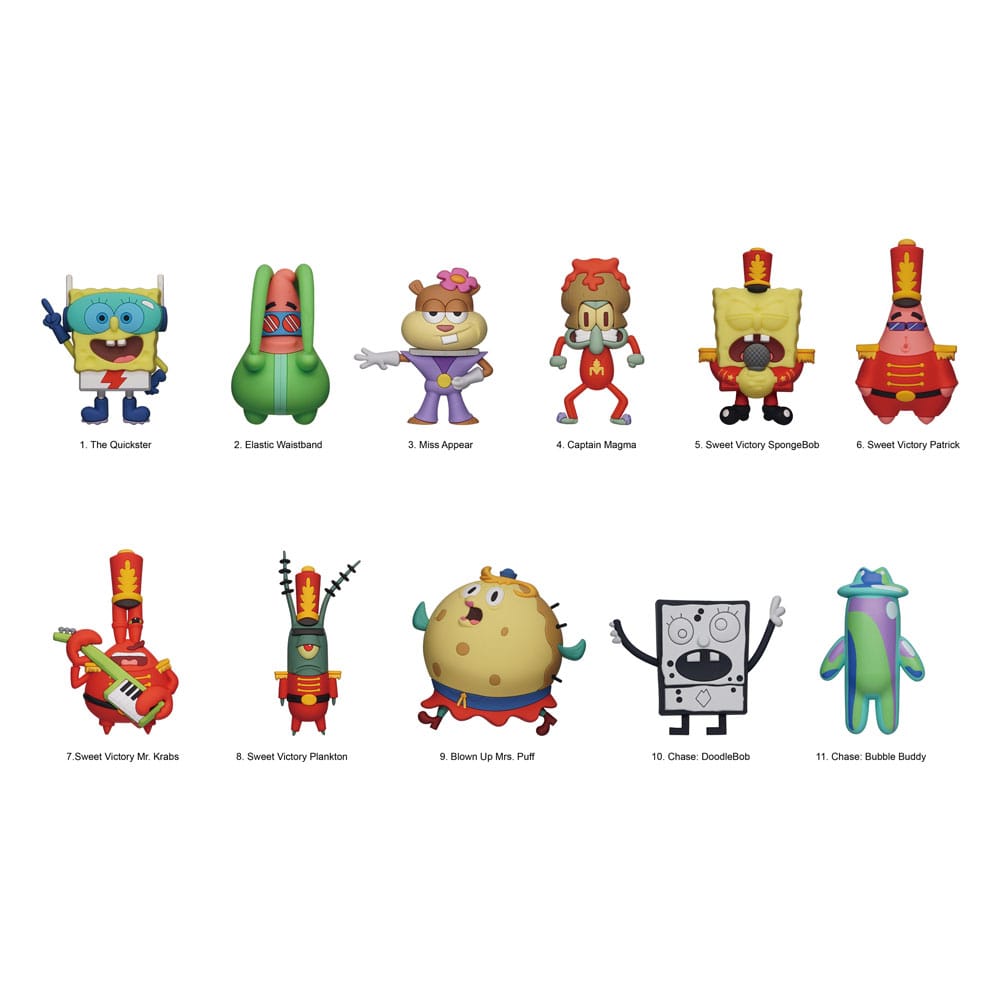SpongeBob SquarePants 3D PVC Bag Clip Series 6