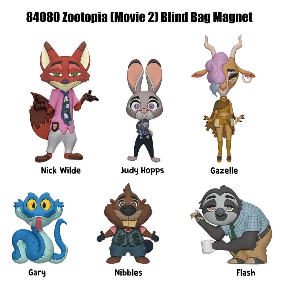Zoomania 2 Magnets Blind Pack Series 1 Display (12)