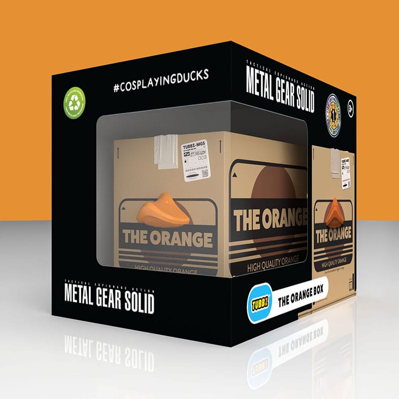 Metal Gear Solid Tubbz PVC Figure: The Orange Box Boxed Edition, 10 cm