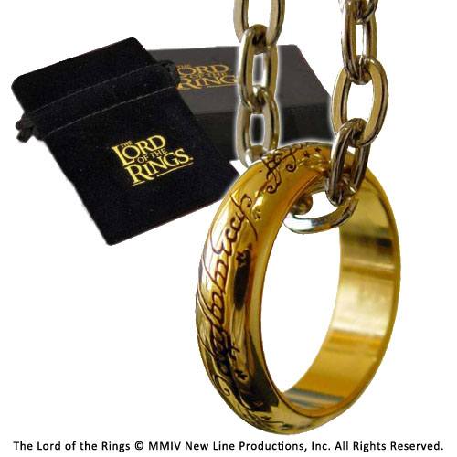 Lord of the Rings The One Ring (gold plated)