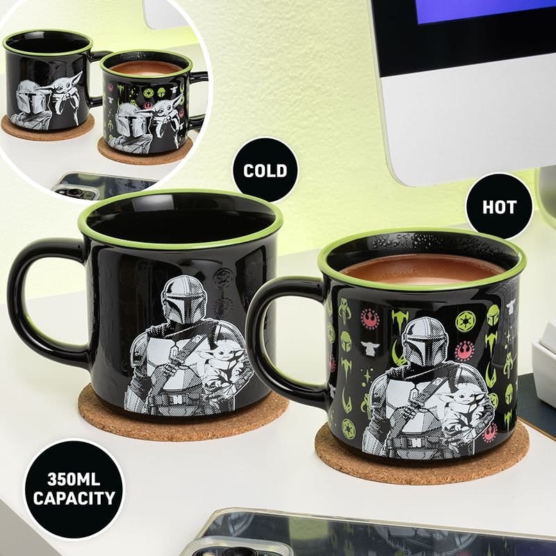 Star Wars: The Mandalorian Tasse mit Thermoeffekt Mandalorian and Grogu
