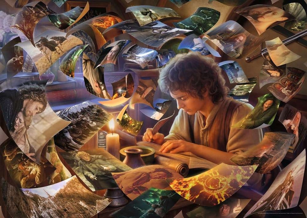 Der Herr der Ringe Puzzle Frodos Reise (.1000 Teile)