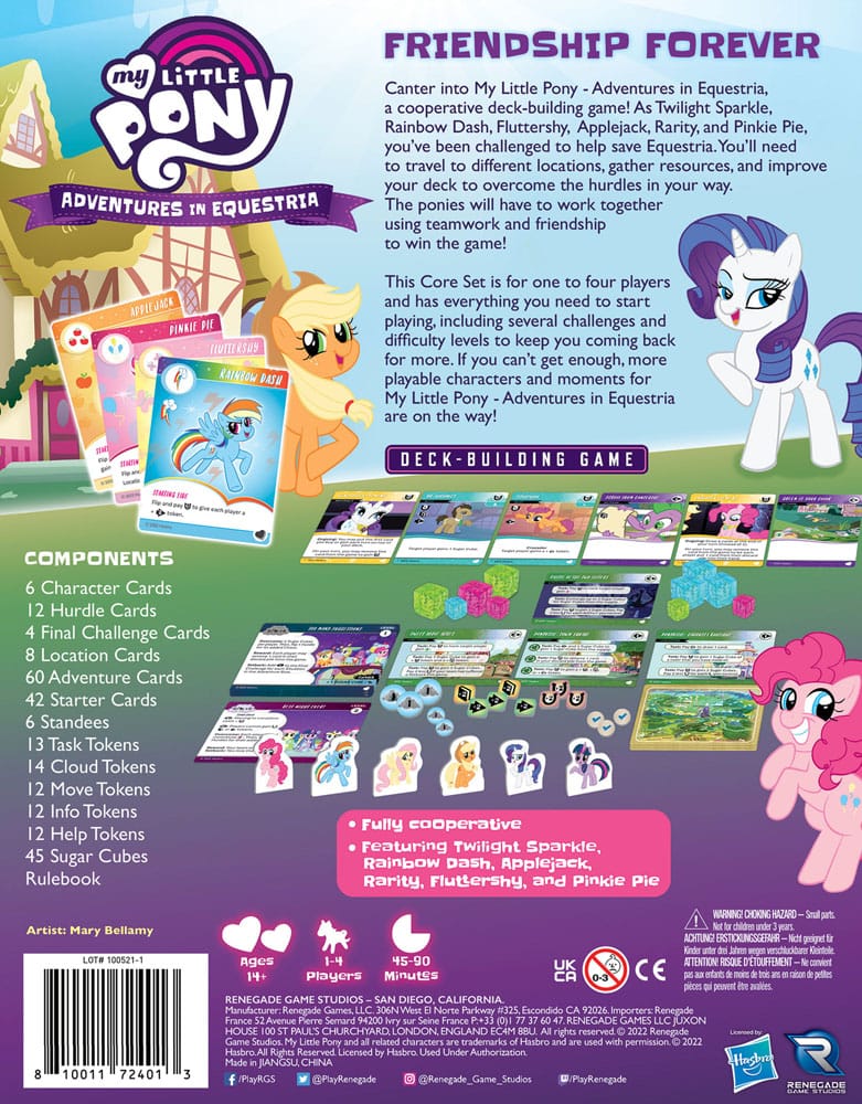 My little Pony Kartenspiel Deck-Building Adventures in Equestria (EN)