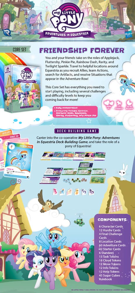 My little Pony Kartenspiel Deck-Building Adventures in Equestria (EN)