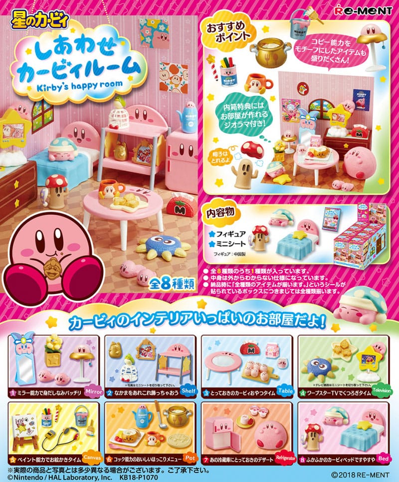 Kirby Minifiguren Kirby's Happy Room (Blind Box)
