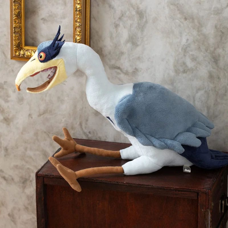 The Boy and the Heron Plush Toy: Grey Heron, 21 cm