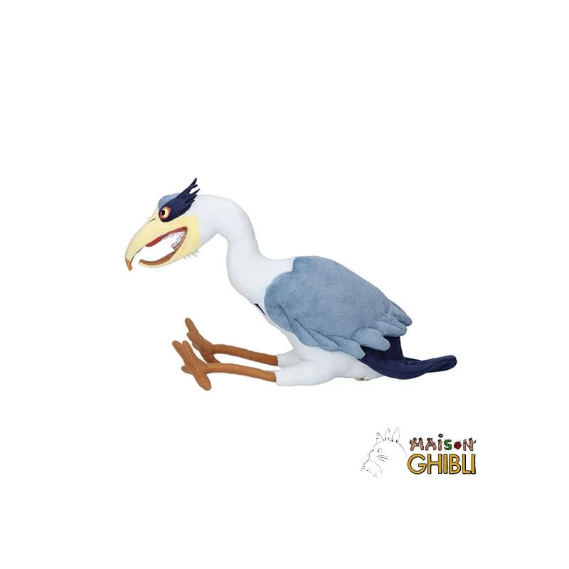 The Boy and the Heron Plush Toy: Grey Heron, 21 cm
