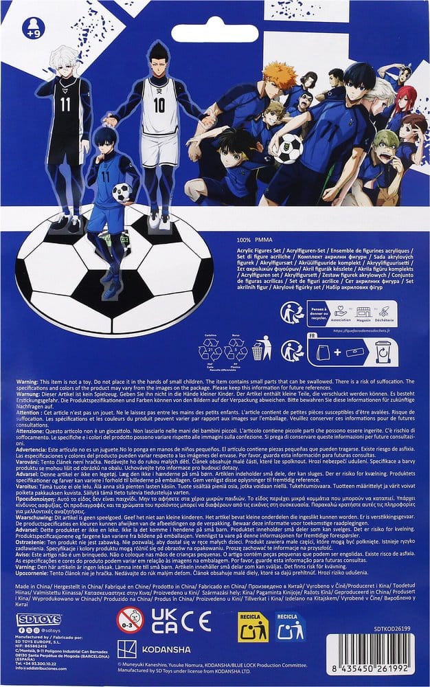 Blue Lock Acrylfiguren-Set 15 cm