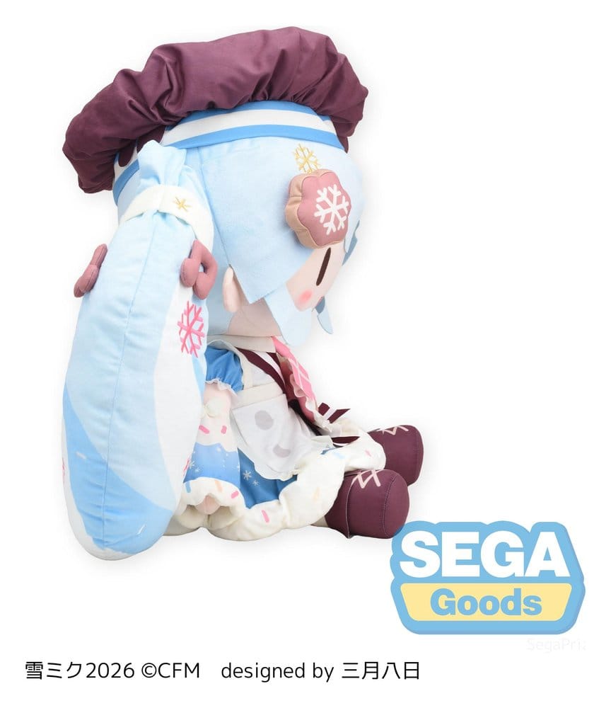 Character Vocal Series 01: Hatsune Miku Fuwa Petit Plush Doll Snow Miku 2026 Dodeka Jumbo 50 cm