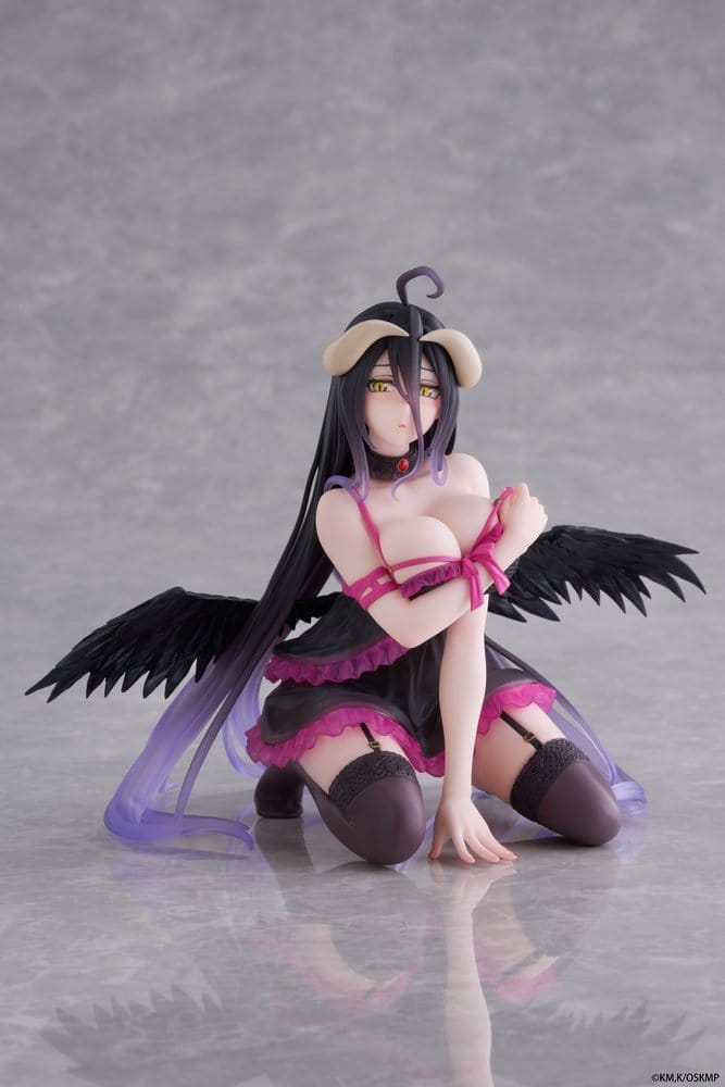 Overlord Desktop Cute PVC Figur Albedo (Negligee ver.) 13 cm
