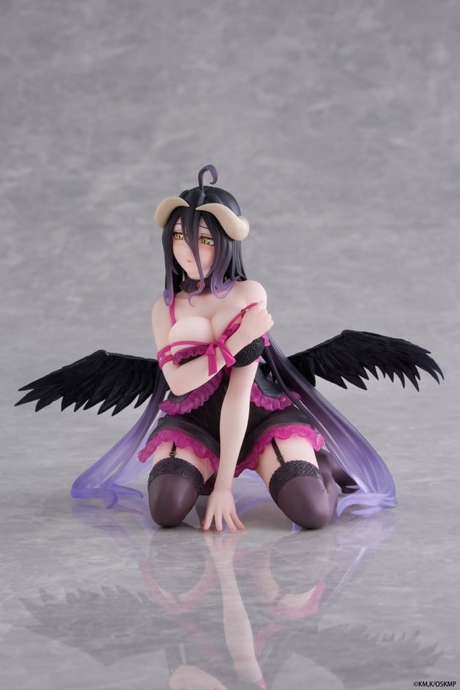 Overlord Desktop Cute PVC Figur Albedo (Negligee ver.) 13 cm