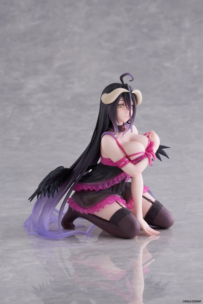 Overlord Desktop Cute PVC Figur Albedo (Negligee ver.) 13 cm