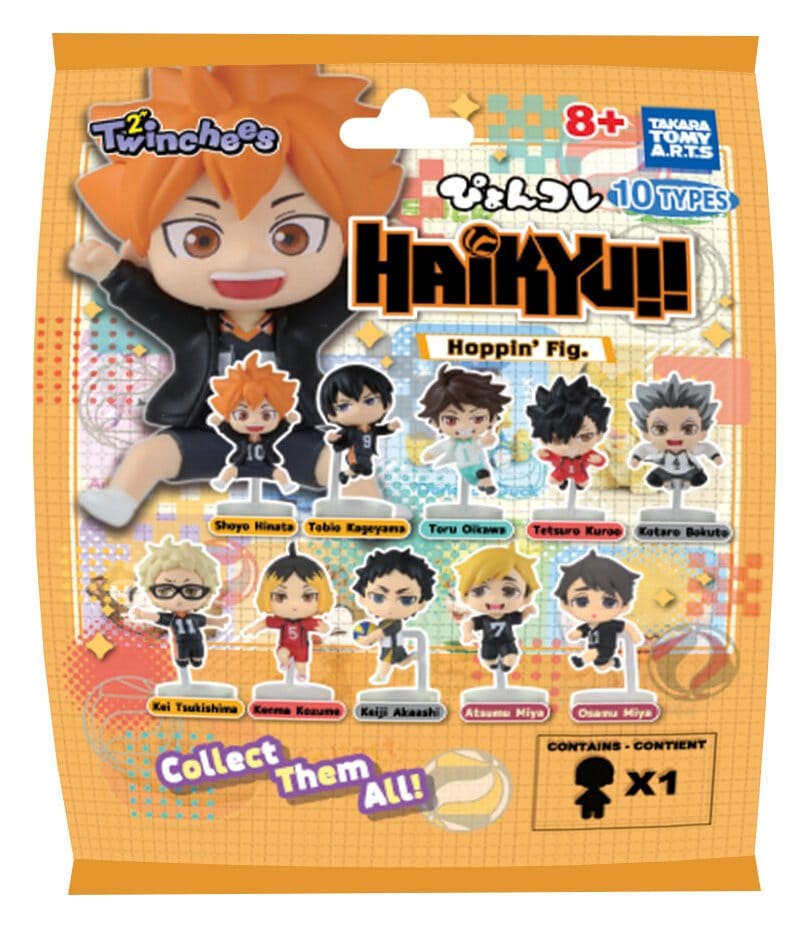 Haikyu!! Twinchees Minifigures Hoppin' 5 cm Blind Pack Display (24)