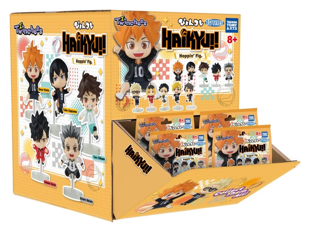 Haikyu!! Twinchees Minifigures Hoppin' 5 cm Blind Pack Display (24)
